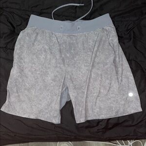 Lululemon Men's Space Gray Athletic Shorts